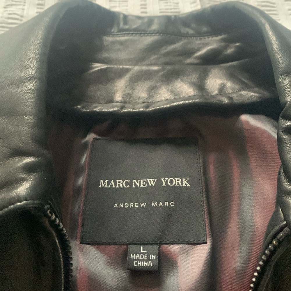 Marc New York Andrew Marc men leather jacket
